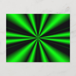 Cartão Postal estrela verde da esperança