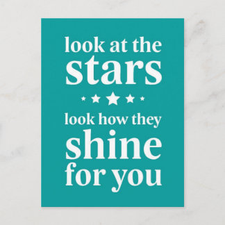 Cartão Postal estrelas