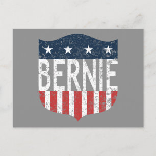 Cartão Postal Estrelas BERNIE e faixas