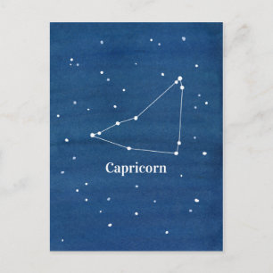 Cartão Postal Estrelas da Constelação de Capricórnio