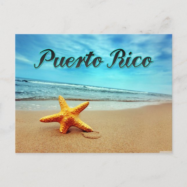 Cartão Postal Estrelas de Porto Rico (Frente)