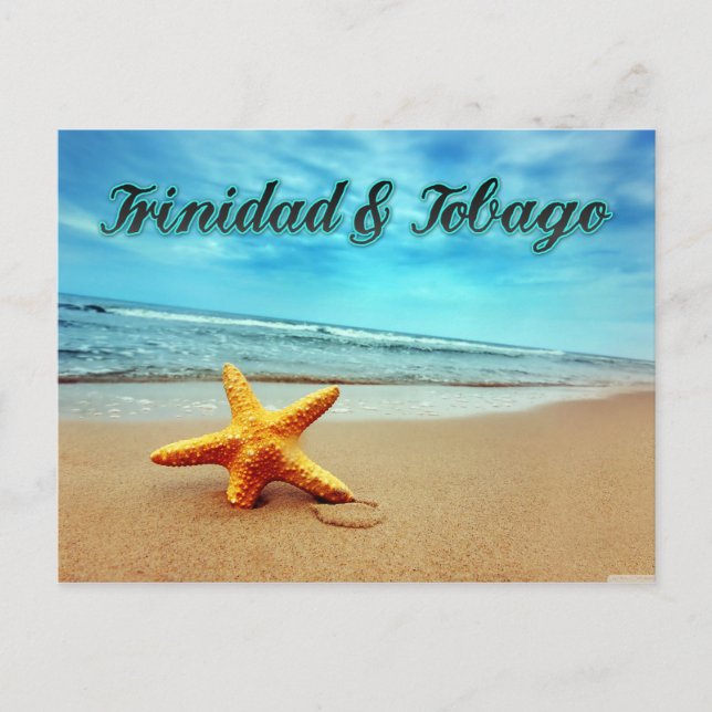 Cartão Postal Estrelas de Trinidad e Tobago (Frente)