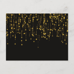 Cartão Postal Estrelas Douradas