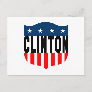 Cartão Postal estrelas e listras de pinhão da hillary