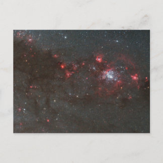 Cartão Postal Estrelas Jovens e Quentes em um Braço Espiral do W