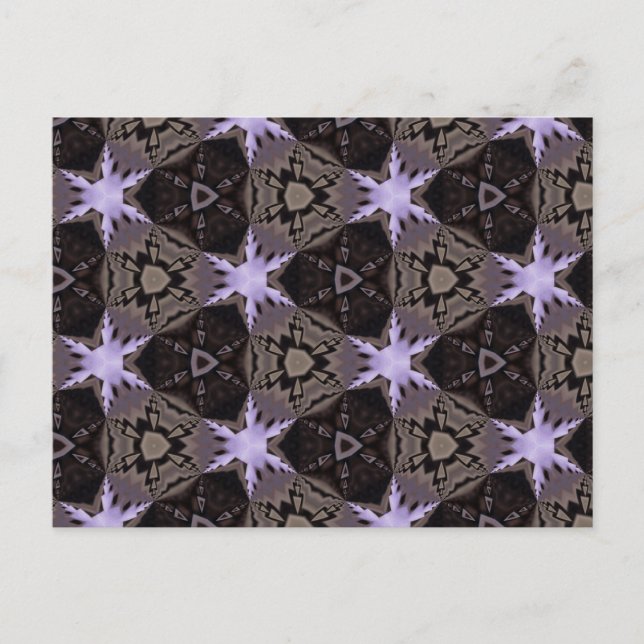 Cartão Postal Estrelas roxas (Frente)