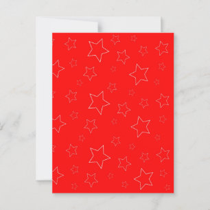 Cartão Postal Estrelas Vermelhas