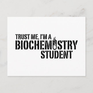Cartão Postal Estudante de Bioquímica