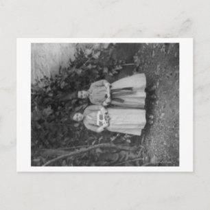 Cartão Postal Estudantes da Escola de Arte para Meninas na Turqu