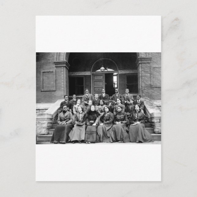 Cartão Postal Estudantes da Universidade Fisk: 1899 (Frente)