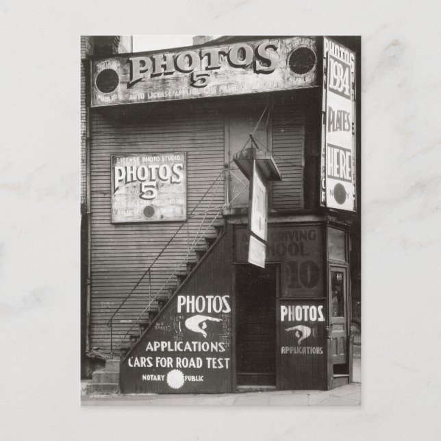 Cartão Postal Estúdio Fotográfico, 1934 (Frente)