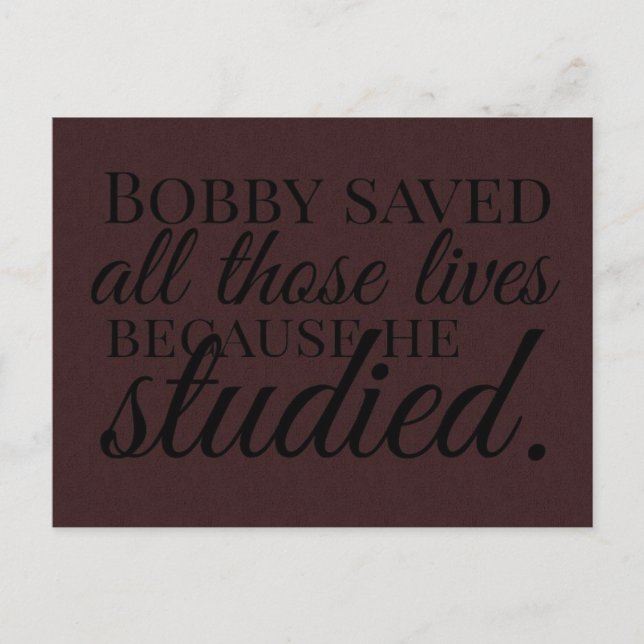 Cartão Postal Estudo (Frente)