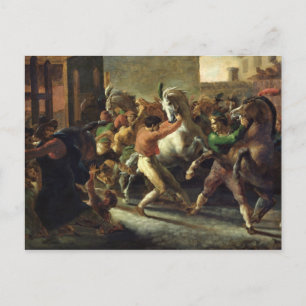 Cartão Postal Estudo da Raça dos Cavalos Bárbaros, 1817