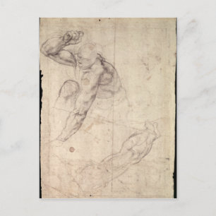 Cartão Postal Estudo de figura masculina