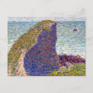 Cartão Postal Estudo de Georges Seurat para Le Bec du Hoc, Grand