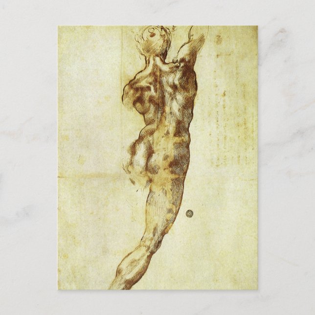Cartão Postal Estudo de Michelangelo para a Batalha de Cascina (Frente)