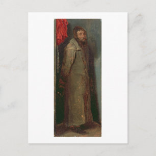 Cartão Postal Estudo de um Merchant Judeu (petróleo no conselho)