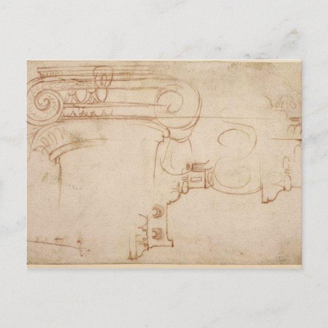 Cartão Postal Estudo de uma capital iônica (Frente)