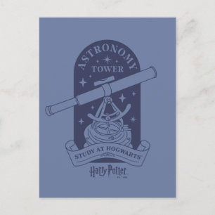 Cartão Postal Estudo na Torre Astronômica HOGWARTS™