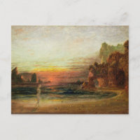 Estudo para "Calypso's Grotto", c.1843 (petróleo n