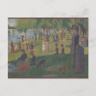 Cartão Postal Estudo para (Domingo em La Grande Jatte)