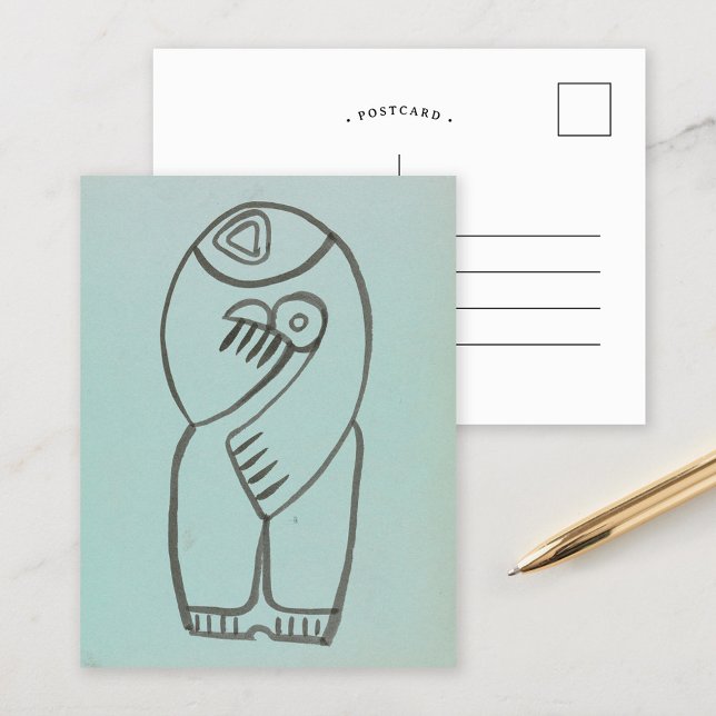 Cartão Postal Estudo para Mãe e Criança | Henri Gaudier-Brzeska (Criador carregado)