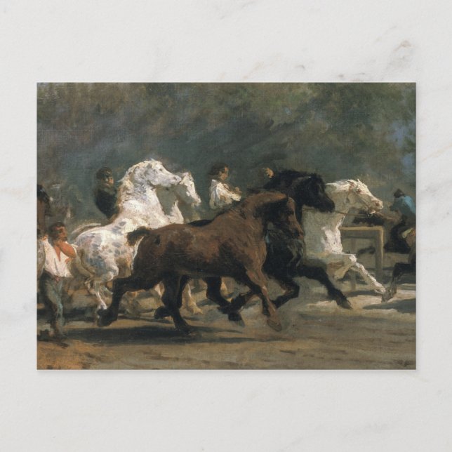 Cartão Postal Estudo para o Horsemarket, 1900 (Frente)