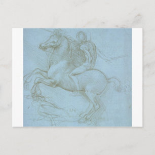 Cartão Postal Estudo para o Monumento de Sforza