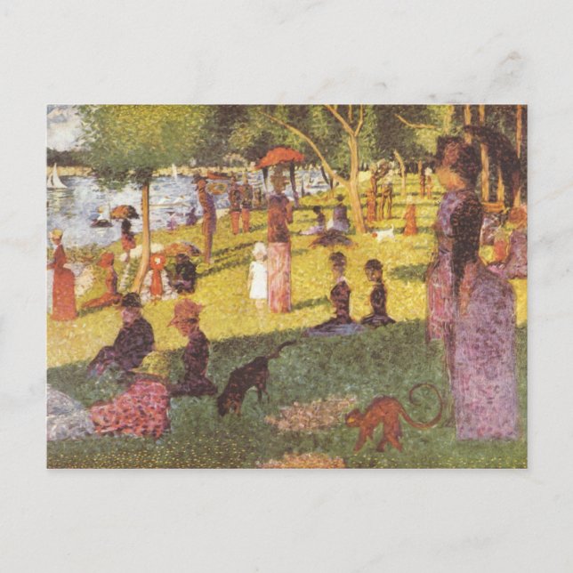 Cartão Postal Estudo para um domingo à tarde (Frente)