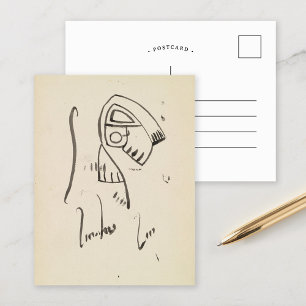 Cartão Postal Estudos Escultóricos   Henri Gaudier-Brzeska