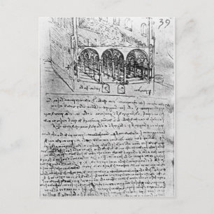 Cartão Postal Estudos para estábulos