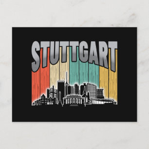 Cartão Postal Estugarda Alemanha