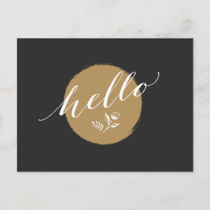 Cartão Postal Eterno, encantadora maneira de dizer "Olá"