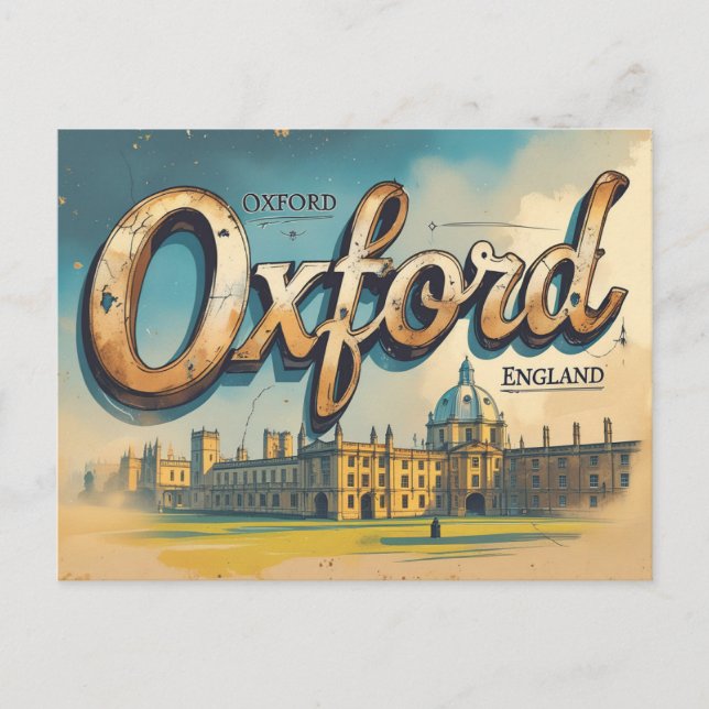 Cartão Postal Eterno Oxford Views (Frente)