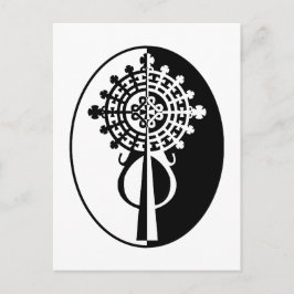 Cartão Postal Ethiopian Processional Cross-II