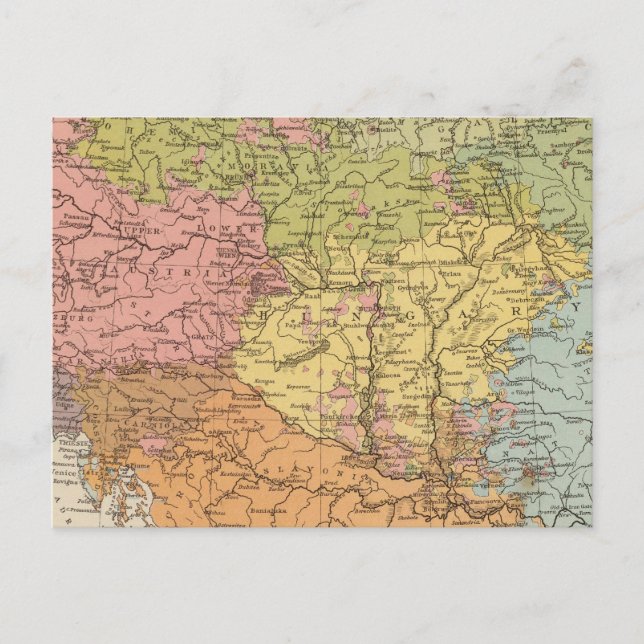 Cartão Postal Ethnog Austria Hungria (Frente)