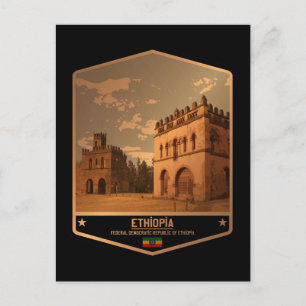 Cartão Postal Etiópia