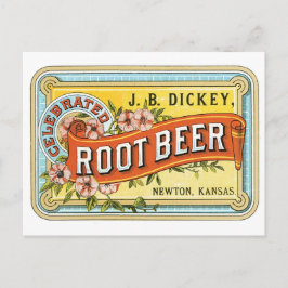 Cartão Postal Etiqueta do vintage de Newton Kansas do