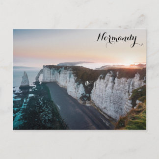 Cartão Postal Etretat Cliffs Normandy França