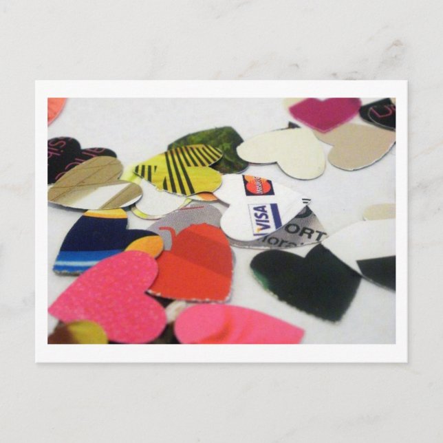 Cartão Postal Eu <3 Você Postcard (Frente)