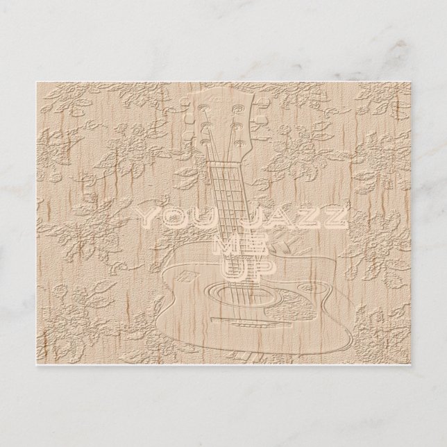 Cartão Postal Eu adoro madeira indo marrom Hakuna Matata (Frente)