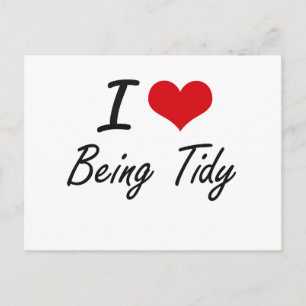 Cartão Postal Eu adoro ser Design artístico idoso