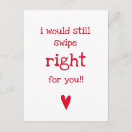 Cartão Postal Eu Ainda Deslizaria para a Direita - Citação Diver