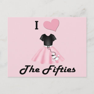 Cartão Postal Eu amo a 50