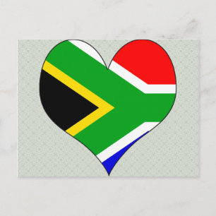 Cartão Postal Eu amo a África do Sul