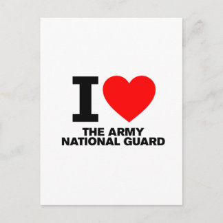 Cartão Postal Eu amo a Guarda Nacional do Exército