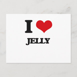 Cartão Postal Eu Amo A Jelly