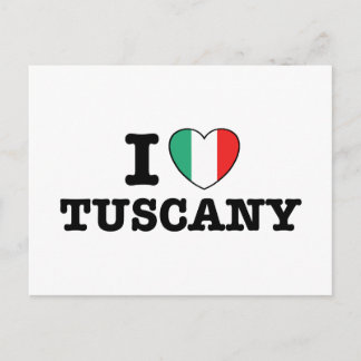 Cartão Postal Eu Amo a Toscana