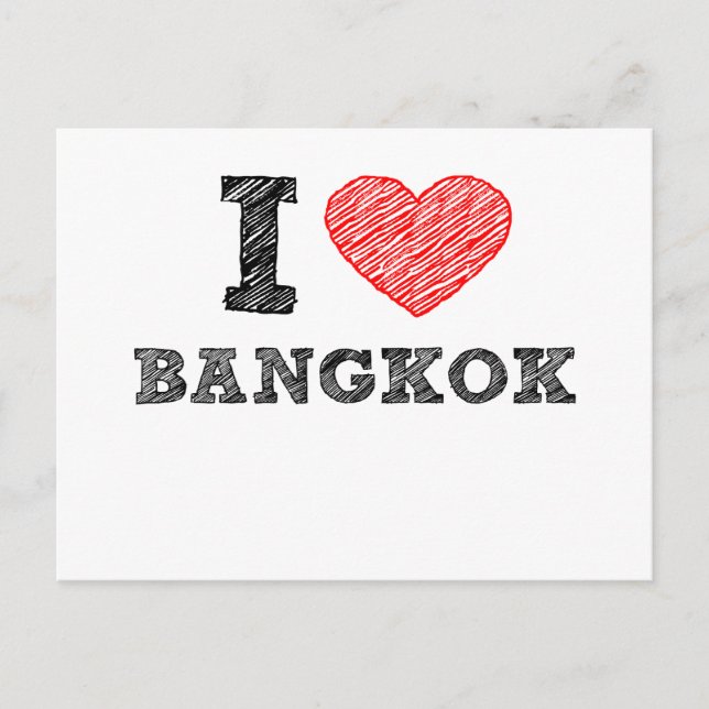Cartão Postal Eu Amo Bangkok (Frente)