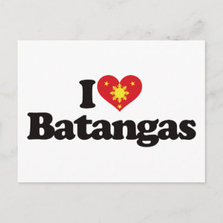 Cartão Postal Eu Amo Batangas